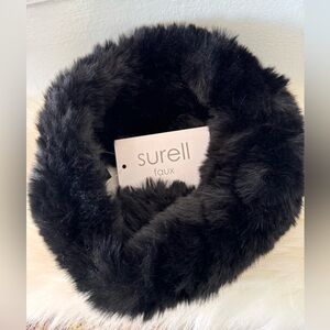 Surell Faux Fur Headband  Winter Wardrobe Holiday Ready